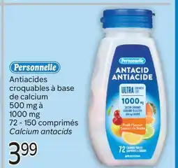 Brunet PERSONNELLE Antiacides croquables à base de calcium 500 mg à 1000 mg offer