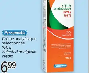 Brunet Personnelle Crème analgésique sélectionnée offer