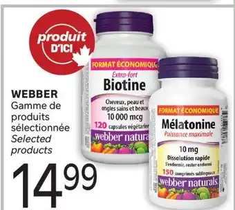 Brunet WEBBER Gamme de produits sélectionnée offer