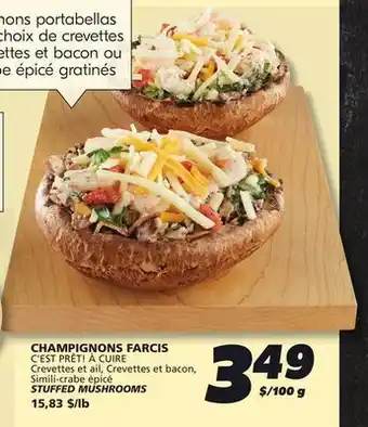 IGA STUFFED MUSHROOMS offer