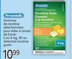 Brunet PERSONNELLE Gommes de nicotine sélectionnées pour aider à cesser de fumer offer