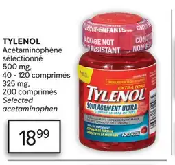 Brunet TYLENOL Acétaminophène sélectionné offer