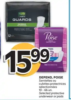 Brunet DEPEND, POISE Serviettes ou culottes protectrices sélectionnées offer