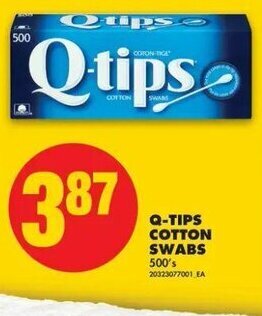 No Frills Q-tips cotton swabs offer