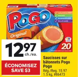 Giant Tiger Saucisses sur bâtonnets Pogo offer