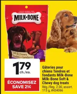 Giant Tiger Milk-Bone Soft & Chewy dog treats offer