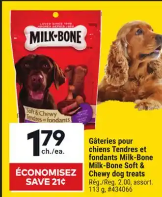 Giant Tiger Milk-Bone Soft & Chewy dog treats offer
