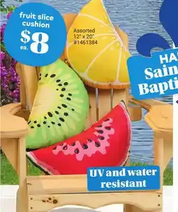 Giant Tiger fruit slice cushion offer