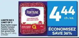 Giant Tiger Fontaine Family lean ground beef offer