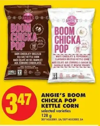 No Frills Angie's boom chicka pop kettle corn offer