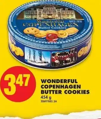 No Frills Wonderful copenhagen butter cookies offer