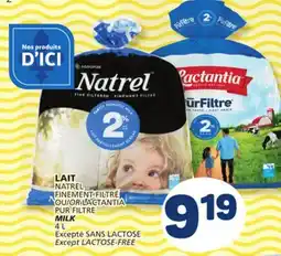 Marché Bonichoix NATREL FINEMENT FILTRÉ LACTANTIA PUR FILTRE PUR FILTRE MILK offer