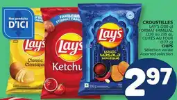Marché Bonichoix LAY'S (200 g) FORMAT FAMILIAL (220 ou 235 g), CUITES AU FOUR (177 g) CHIPS offer