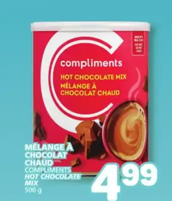 Marché Bonichoix COMPLIMENTS HOT CHOCOLATE MIX offer