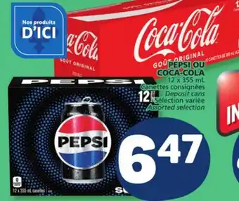 Marché Bonichoix PEPSI OU COCA-COLA offer