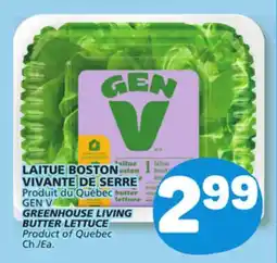 Marché Bonichoix GREENHOUSE LIVING BUTTER LETTUCE offer