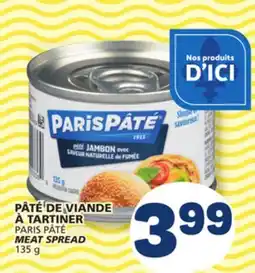 Marché Bonichoix PARIS PÂTÉ MEAT SPREAD offer