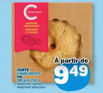 Marché Bonichoix COMPLIMENTS PIE offer