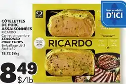 Marché Bonichoix RICARDO SEASONED PORK CHOPS offer