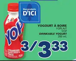 Marché Bonichoix YOPLAIT YOP DRINKABLE YOGURT offer