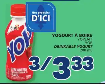 Marché Bonichoix YOPLAIT YOP DRINKABLE YOGURT offer