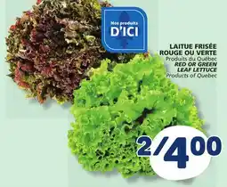 Marché Bonichoix RED OR GREEN LEAF LETTUCE offer