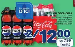 Marché Bonichoix PEPSI OR COCA-COLA offer