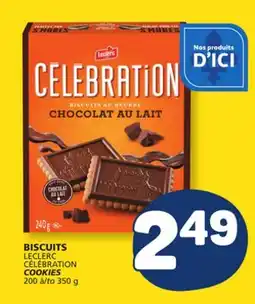 Marché Bonichoix BISCUITS LECLERC CÉLÉBRATION offer