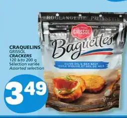 Marché Bonichoix GRISSOL CRACKERS offer