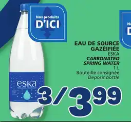 Marché Bonichoix ESKA CARBONATED SPRING WATER offer
