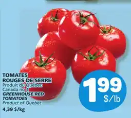 Marché Bonichoix GREENHOUSE RED TOMATOES offer
