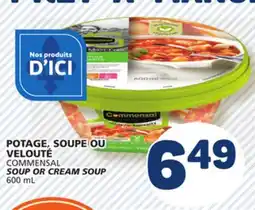 Marché Bonichoix COMMENSAL SOUP CREAM offer