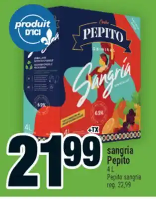 Super C sangria Pepito | Pepito sangria offer