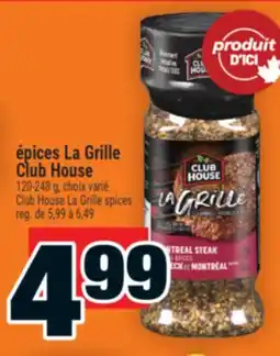 Super C épices La Grille Club House | Club House La Grille spices offer