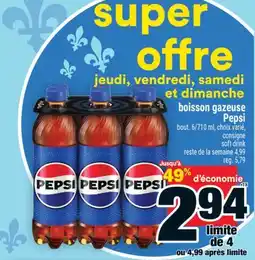 Super C boisson gazeuse Pepsi | soft drink offer