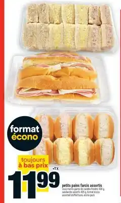 Super C petits pains farcis assortis | assorted stuffed buns offer