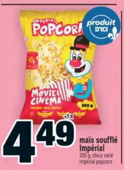 Super C maïs soufflé Impérial | Impérial popcorn offer