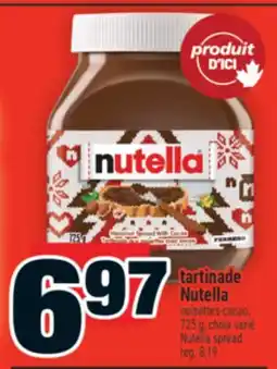 Super C tartinade Nutella | Nutella spread offer