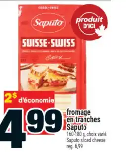 Super C fromage en tranches Saputo | Saputo sliced cheese offer