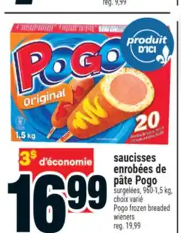 Super C saucisses enrobées de pâte Pogo | Pogo frozen breaded wieners offer