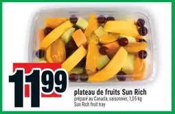 Super C plateau de fruits Sun Rich | Sun Rich fruit tray offer
