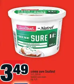 Super C crème sure Sealtest | Sealtest sour cream offer
