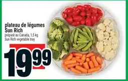 Super C plateau de légumes Sun Rich | Sun Rich vegetable tray offer