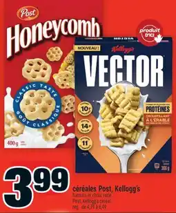 Super C céréales Post, Kellogg's | Post, Kellogg's cereal offer