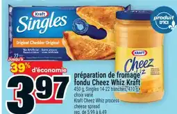 Super C préparation de fromage fondu Cheez Whiz Kraft | Kraft Cheez Whiz process cheese spread offer