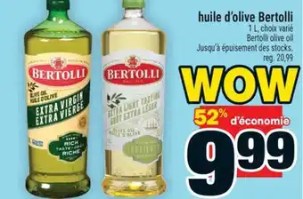 Super C huile d'olive Bertolli | Bertolli olive oil offer