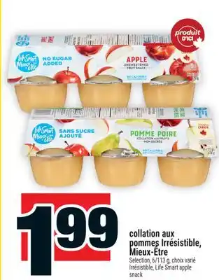 Super C collation aux pommes Irrésistible | Irrésistible, Life Smart apple snack offer