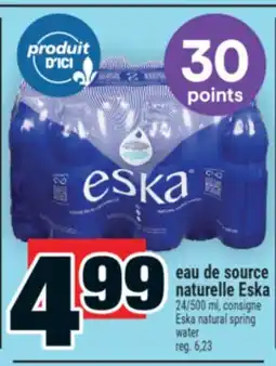 Super C EAU DE SOURCE NATURELLE | NATURAL SPRING WATER ESKA offer