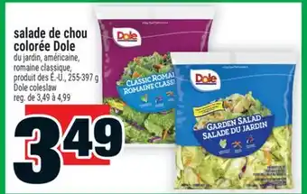 Super C SALADE DE CHOU COLORÉE DOLE | DOLE COLESLAW offer