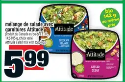 Super C mélange de salade avec garnitures Attitude | Attitude salad mix with toppings offer
